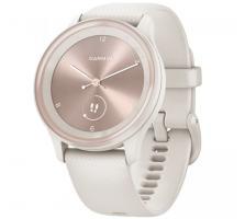 Garmin vivomove Sport - Ivory Case and Silicone Band with Peach Gold Accents (010-02566-01) - фото 1