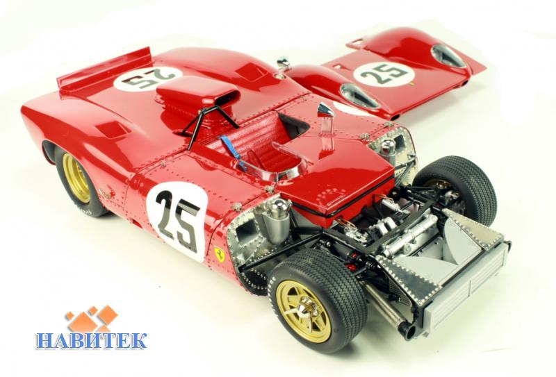 СMC Ferrari 312P Spyder, Sebring #25, 1969 1/18