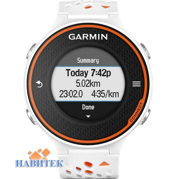 Garmin Forerunner 620 HRM-Run White and Orange