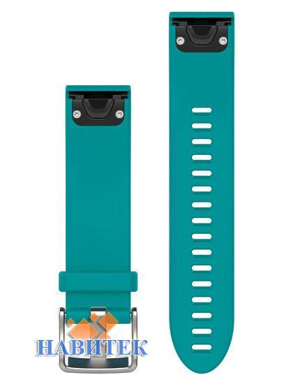 Garmin QuickFit 20 Turquoise Silicone Band (010-12491-11)