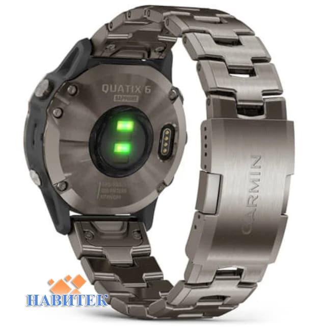 Garmin quatix 6 Titanium Gray with Titanium Band (010-02158-95)