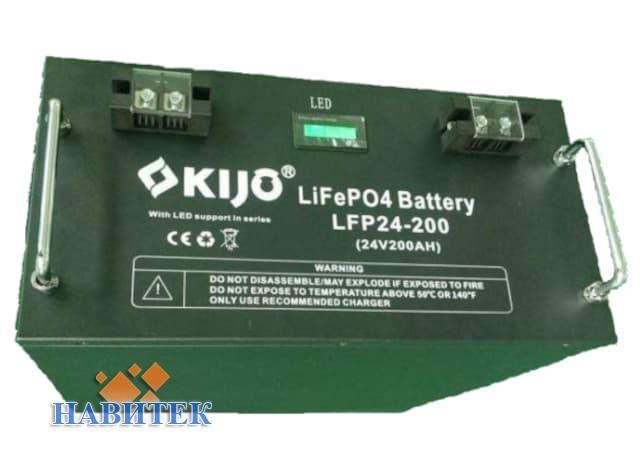 Kijo LiFePo4 24V 200Ah LED