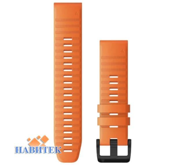 Garmin QuickFit 22 Watch Bands Ember Orange Silicone (010-12863-01)