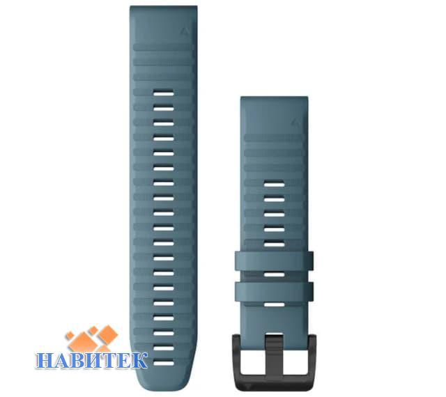 Garmin QuickFit 22 Watch Bands Lakeside Blue Silicone (010-12863-03)