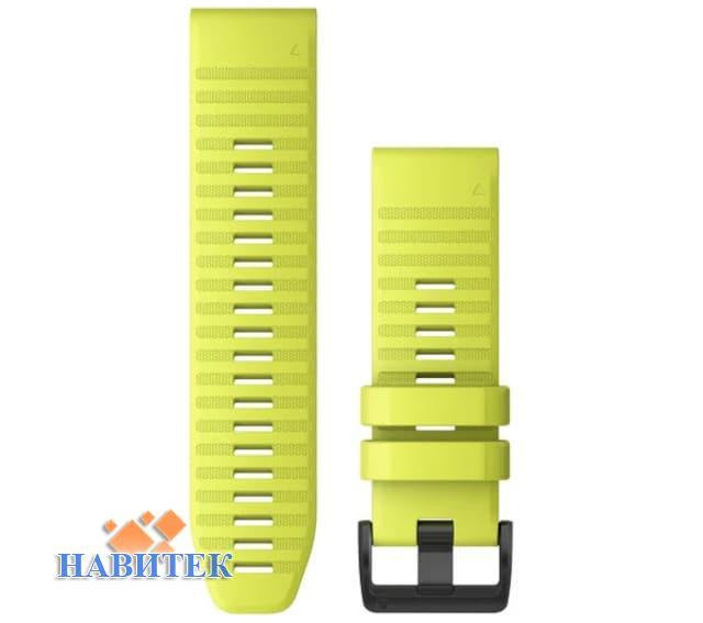 Garmin QuickFit 26 Watch Bands Amp Yellow Silicone (010-12864-04)