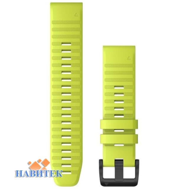 Garmin QuickFit 22 Watch Bands Amp Yellow Silicone (010-12863-04)