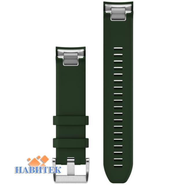 Garmin MARQ QuickFit 22 Pine Green Silicone Strap (010-13008-01)