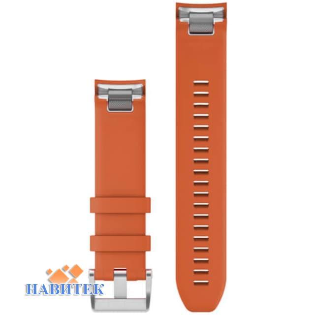 Garmin MARQ QuickFit 22 Ember Orange Silicone Strap (010-12738-34)