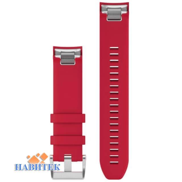 Garmin MARQ QuickFit 22 Plasma Red Silicone Strap (010-12738-17)