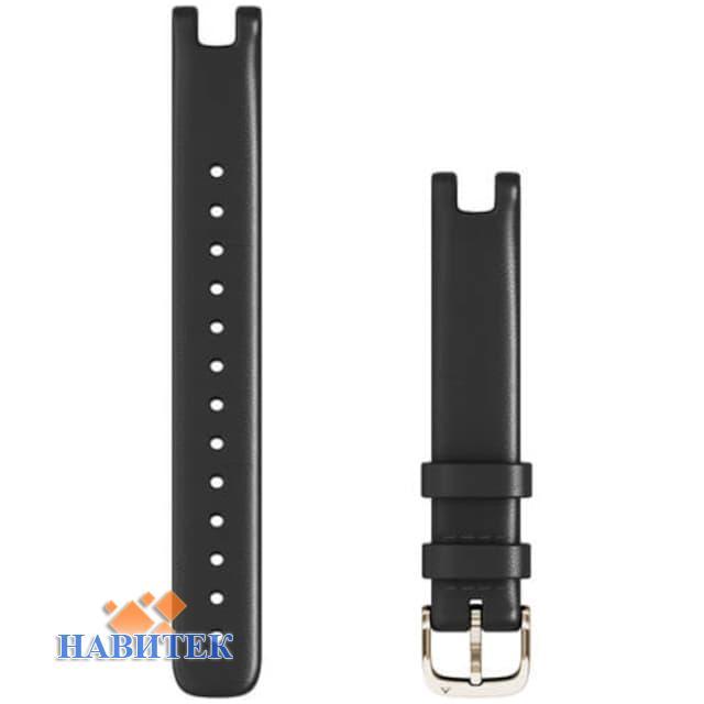 Garmin Lily Black Lether Band, 14 мм (010-13068-A1)
