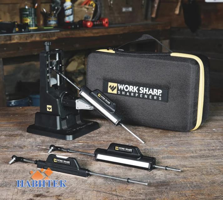 Work Sharp The Precision Adjust Elite Knife Sharpener (WSBCHPAJ-ELT-I)