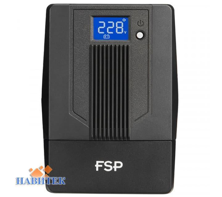 FSP IFP800, 800ВА/480Вт, USB, LCD, Schuko x 2, AVR, Black (PPF4802000)