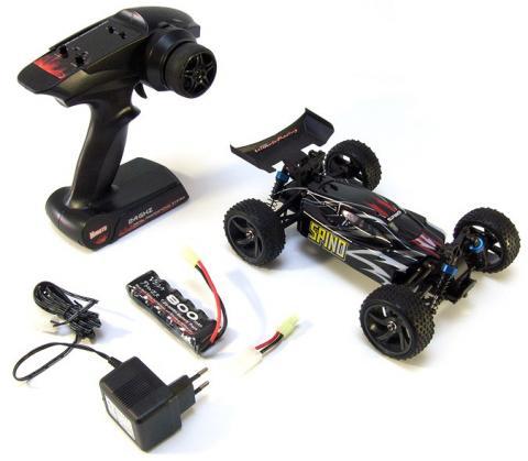 Himoto Spino Brushed 1:18 2.4GHz RTR Red (E18XBr)