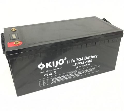 Kijo LiFePo4 24V 100Ah LED