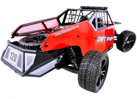 Himoto Dirt Whip Brushed 1:10 RTR Red (E10DBr)