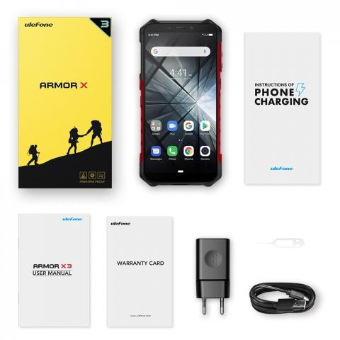 Ulefone Armor X3 (2/32GB, 3G, Android 9) Black-Orange