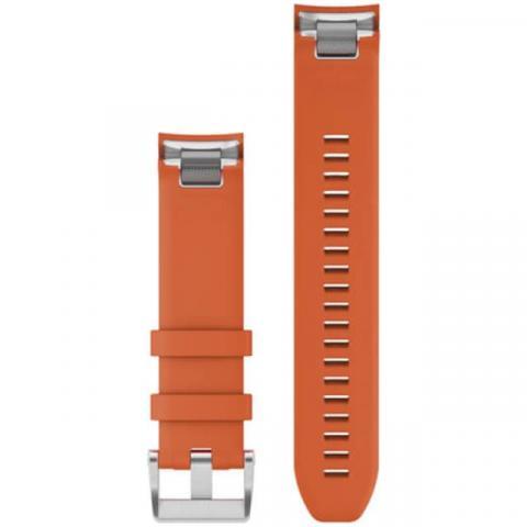 Garmin MARQ QuickFit 22 Ember Orange Silicone Strap (010-12738-34)