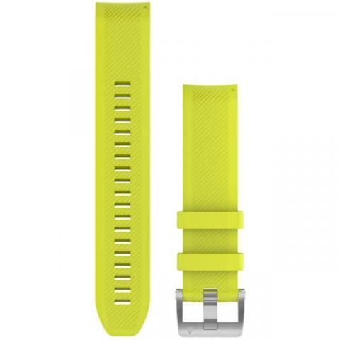 Garmin MARQ QuickFit 22 Amp Yellow Silicone Strap (010-12738-16)