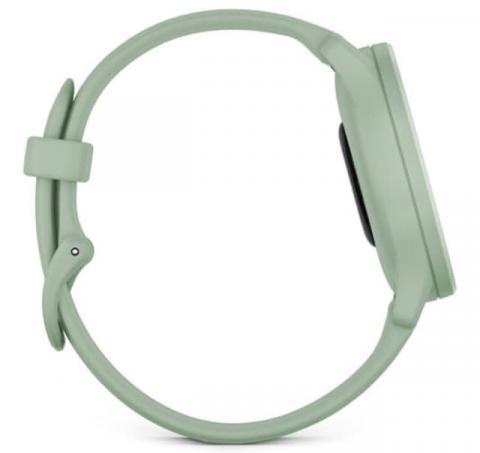 Garmin vivomove Sport - Cool Mint Case and Silicone Band with Silver Accents (010-02566-03)