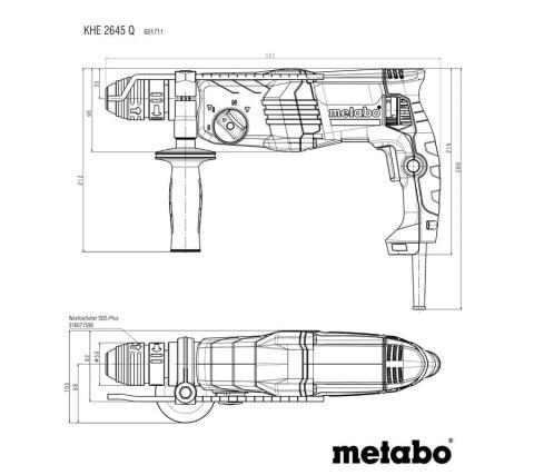 Metabo KHE 2645 Q (601711500)