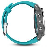 Garmin fenix 5S Silver with Turquoise Band (010-01685-01) - фото 6