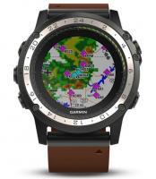 Garmin D2 Charlie Titanium Bezel with Leather and Silicone Bands (010-01733-31) - фото 3