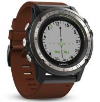 Garmin D2 Charlie Titanium Bezel with Leather and Silicone Bands (010-01733-31) - фото 2