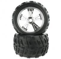 Himoto Monster Tires Chrome Rim, 2 шт (824003V)