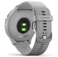 Garmin vivomove 3 Silver Stainless Steel Bezel with Powder Gray Case and Silicone Band (010-02239-20) - фото 6
