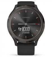 Garmin vivomove 3 Slate Stainless Steel Bezel with Black Case and Silicone Band (010-02239-01) - фото 3