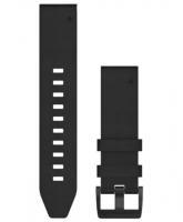 Garmin QuickFit 22 Watch Bands Black Leather (010-12740-01)