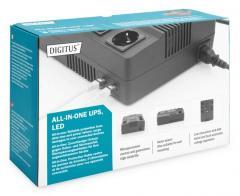 Digitus All-in-One, 600VA/360W, LED, 4xSchuko/3xC13, RJ45, USB (DN-170110) - фото 3
