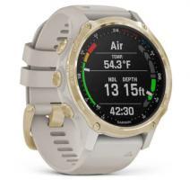 Garmin Descent Mk2S Light Gold with Light Sand Silicone Band (010-02403-01) - фото 2