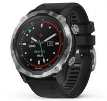 Garmin Descent Mk2 Stainless Steel with Black Band (010-02132-10) - фото 1