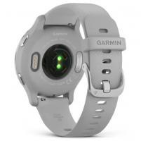 Garmin Venu 2S Silver Stainless Steel Bezel with Mist Gray Case and Silicone Band (010-02429-12) - фото 3