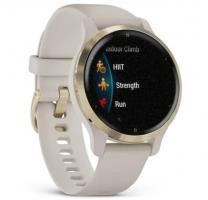 Garmin Venu 2S Light Gold Stainless Steel Bezel with Light Sand Case and Silicone Band (010-02429-11) - фото 2