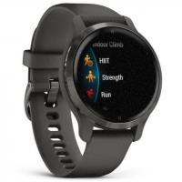 Garmin Venu 2S Slate Stainless Steel Bezel with Graphite Case and Silicone Band (010-02429-10) - фото 2