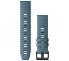 Garmin QuickFit 22 Watch Bands Lakeside Blue Silicone (010-12863-03) - фото 1