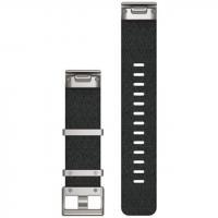 Garmin MARQ QuickFit 22 Jacquard Weave Nylon Strap, Black (010-12738-21)