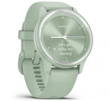 Garmin vivomove Sport - Cool Mint Case and Silicone Band with Silver Accents (010-02566-03) - фото 2