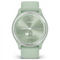 Garmin vivomove Sport - Cool Mint Case and Silicone Band with Silver Accents (010-02566-03) - фото 4