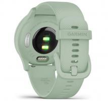 Garmin vivomove Sport - Cool Mint Case and Silicone Band with Silver Accents (010-02566-03) - фото 3