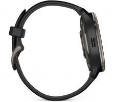 Garmin Venu 2 Plus - Slate Stainless Steel Bezel with Black Case and Silicone Band (010-02496-11) - фото 6