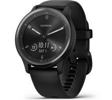 Garmin vivomove Sport - Black Case and Silicone Band with Slate Accents (010-02566-00) - фото 1