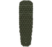 Highlander Nap-Pak Inflatable Sleeping Mat, 5 см Olive (AIR071) - фото 1