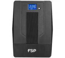 FSP IFP1000, 1000ВА/600Вт, LCD, Schuko x 2 + IEC C13 x 2 + USB, AVR, Black (PPF6001300)