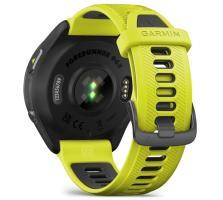 Garmin Forerunner 965, Carbon Gray DLC Titanium Bezel with Black Case and Amp Yellow/Black Silicone Band (010-02809-12) - фото 5