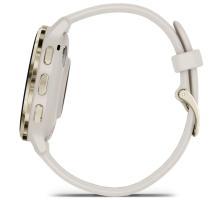 Garmin Venu 3S - Soft Gold Stainless Steel Bezel with Ivory Case and Silicone Band (010-02785-04) - фото 6