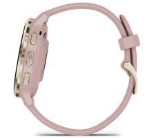 Garmin Venu 3S - Soft Gold Stainless Steel Bezel with Dust Rose Case and Silicone Band (010-02785-03) - фото 6