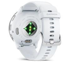 Garmin Venu 3 - Silver Stainless Steel Bezel with Whitestone Case and Silicone Band (010-02784-00) - фото 6